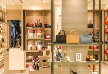 retail shop shelves